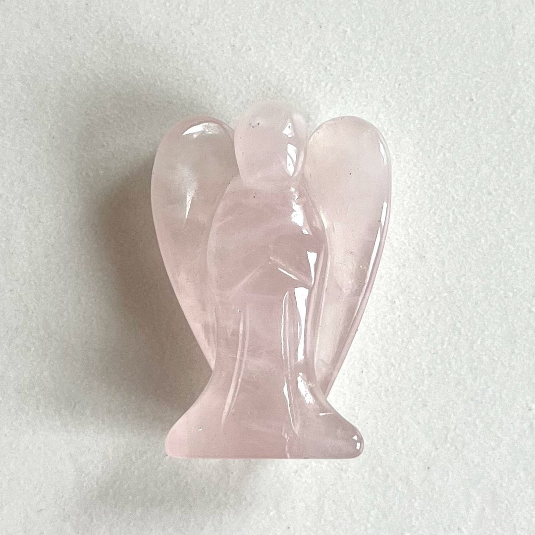 Stone angel - rose quartz