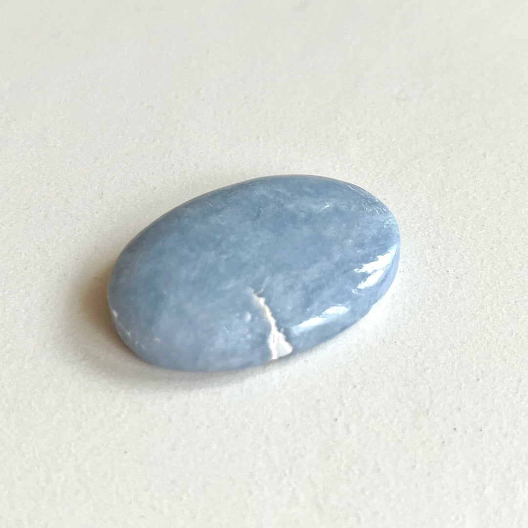 Angelite - worry stone