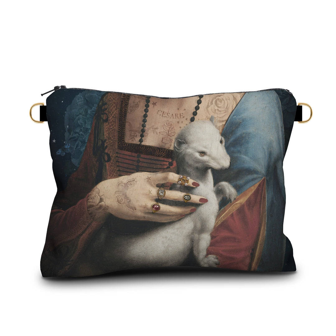 Cecilia -samettilaukku