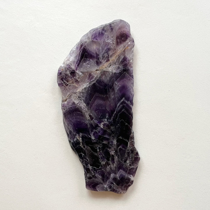 Chevron Amethyst Plate