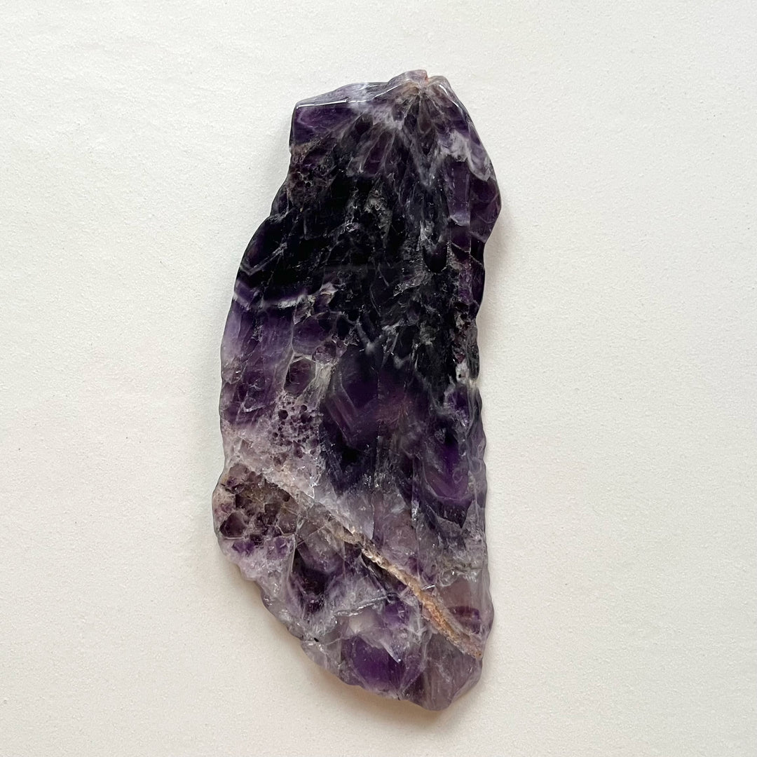 Chevron Amethyst Plate