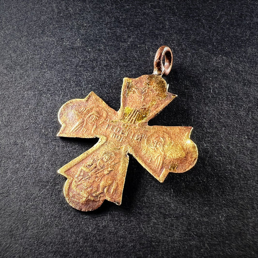 Bronze amulet - Cross