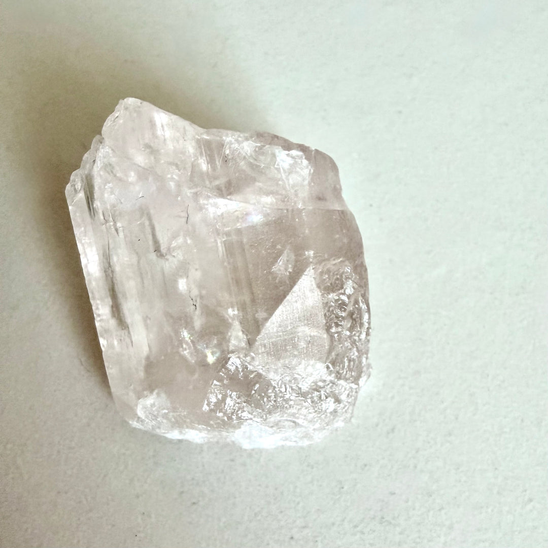 Danburite raw stone - bright and beautiful.