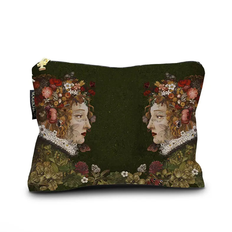 Flora Velvet Pouch