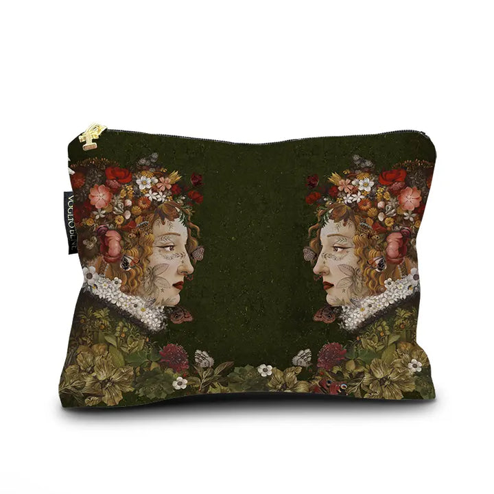 Flora Velvet Pouch