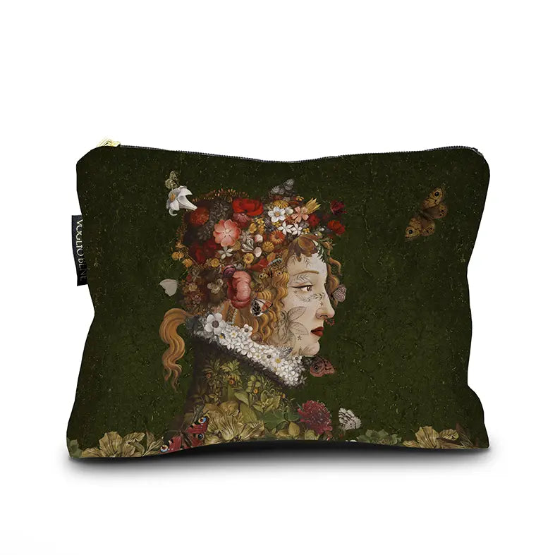 Flora Velvet Pouch