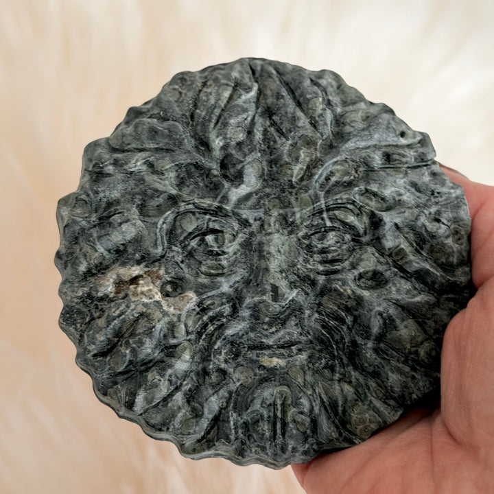 Green Man L - kambaba jaspis