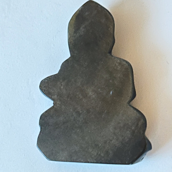 Ganesha Statue, Gold Sheen Obsidian – God of Auspicious Beginnings