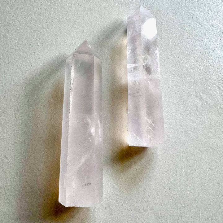 Rose quartz wand