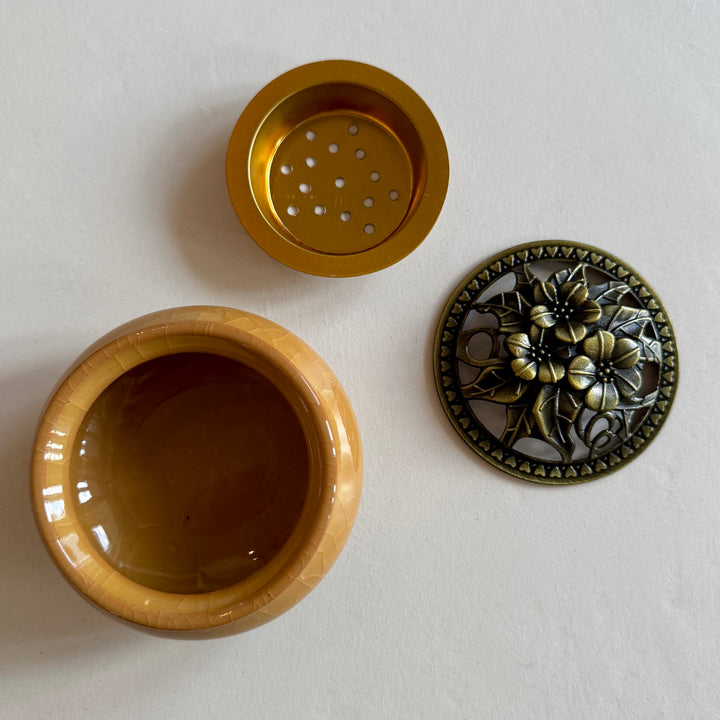 Ceramic incense burner