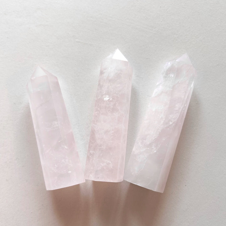 Rose quartz wand