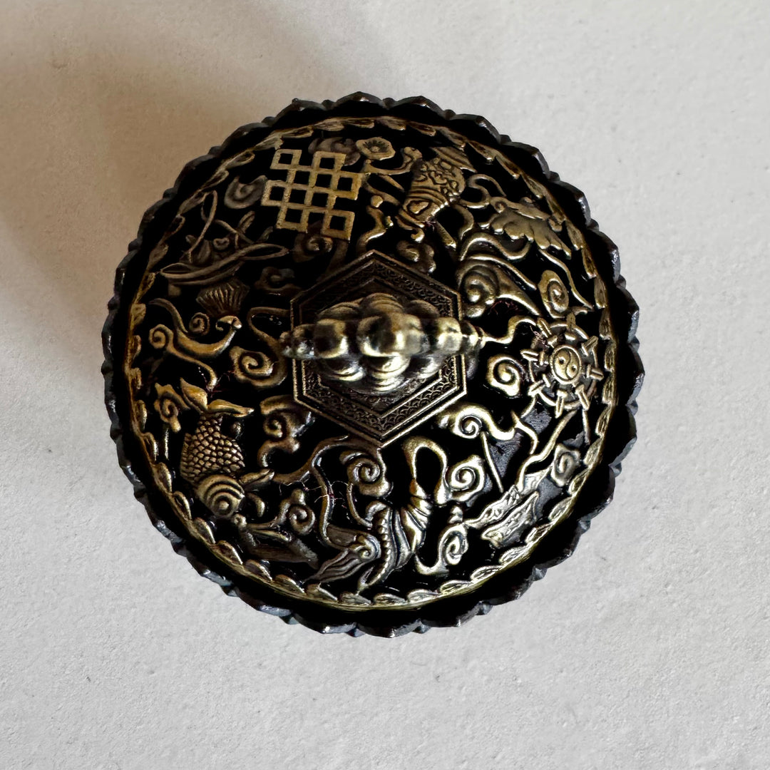 Metal incense burner