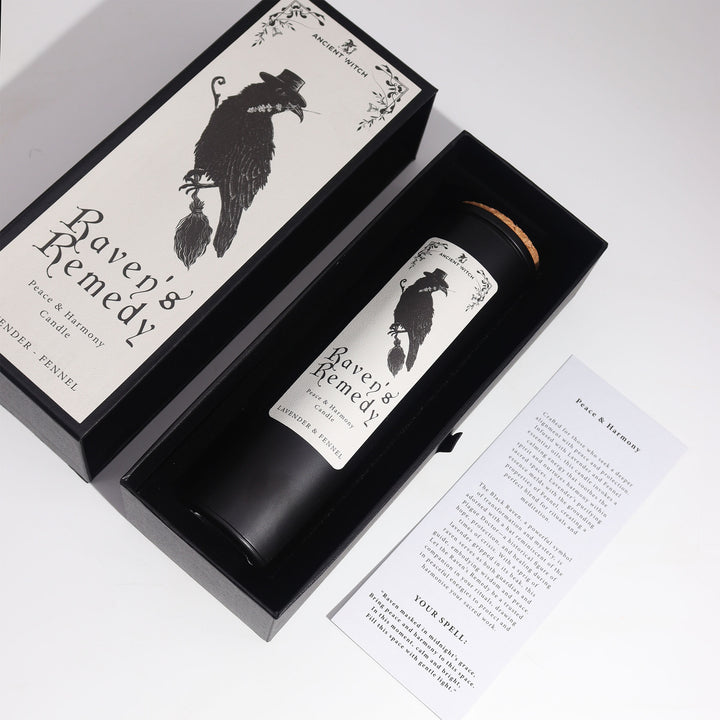 Ravens Remedy scented candle, Peace & Harmony