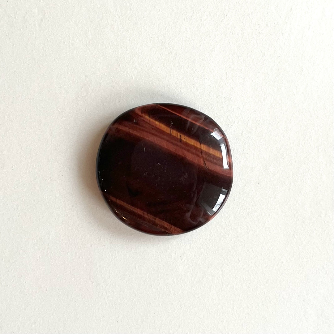 Red tiger's eye - palm stone (AA grade)