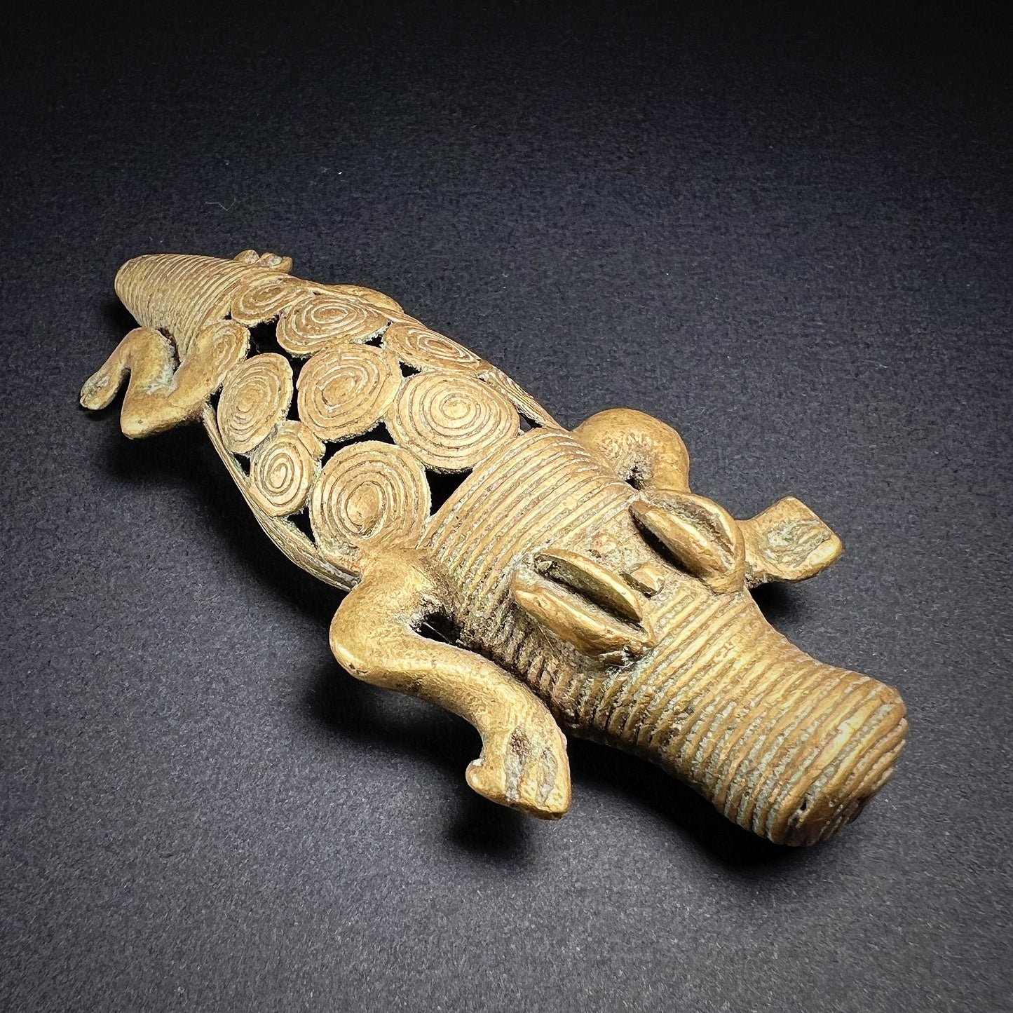 Bronze amulet - Crocodile