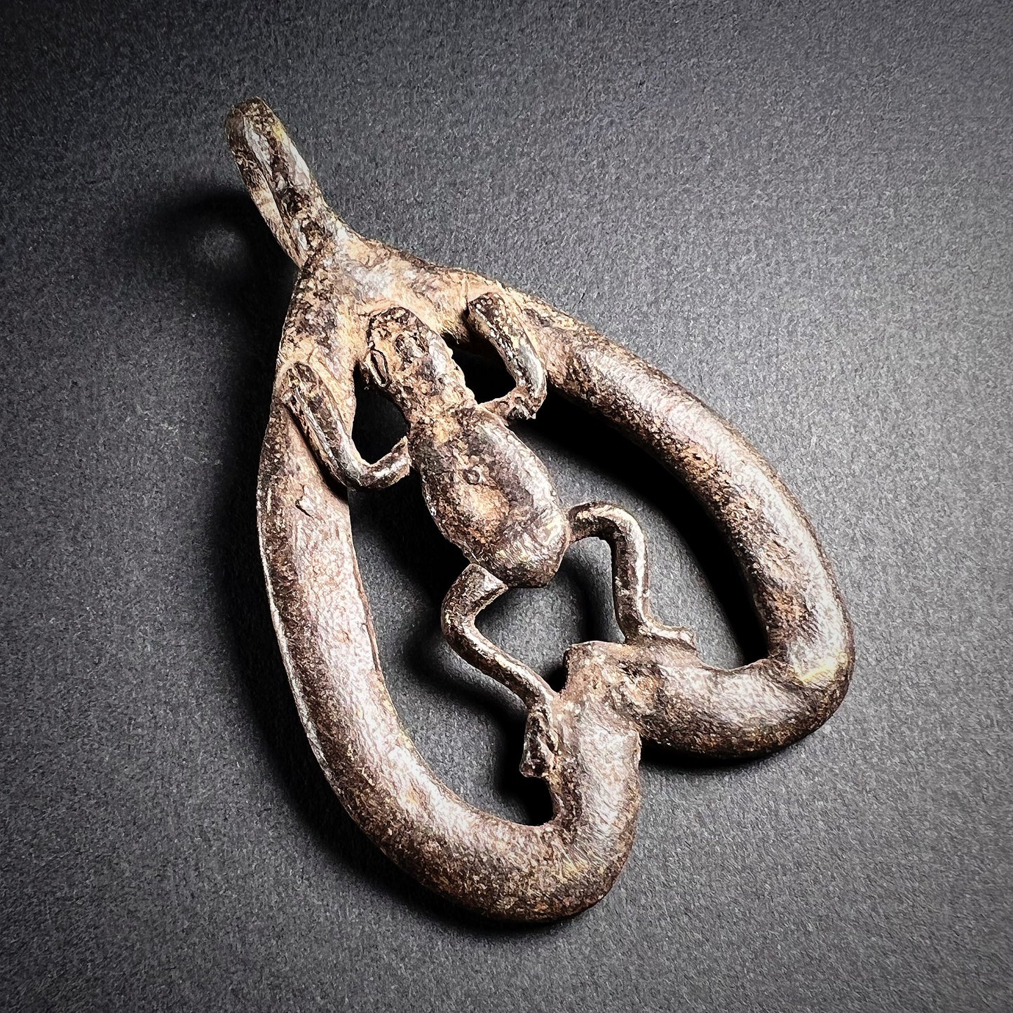 Bronze amulet - Frog